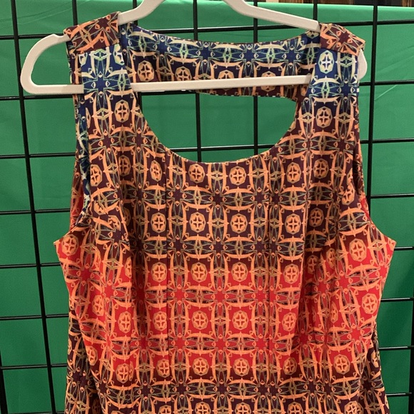 Sleeveless fit and flare ombre-ish dress, 18 W - Picture 4 of 4